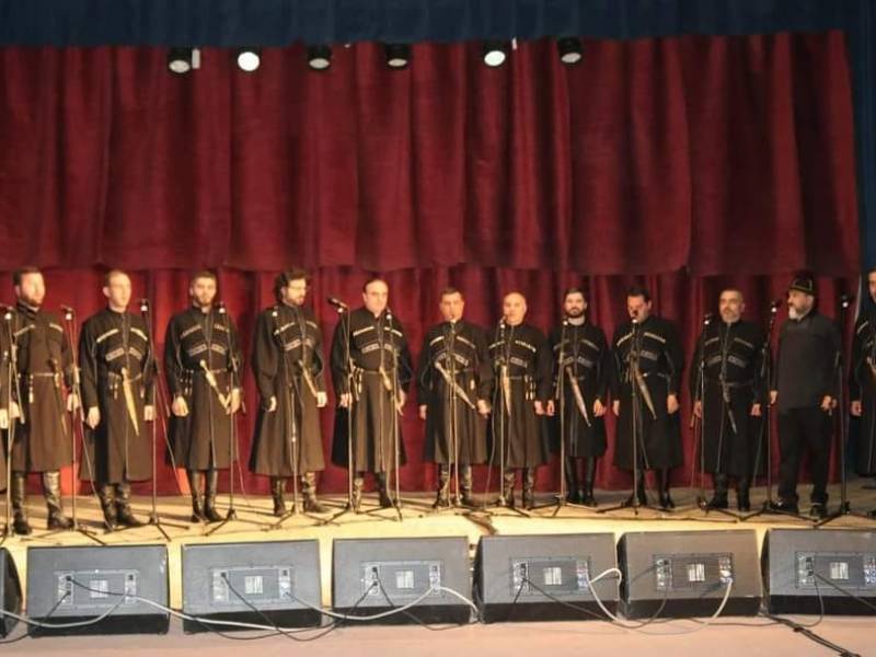 ცაგერის კულტურის ცენტრში ქართული ხალხური სიმღერისა და ცეკვის ანსამბლ ,,რუსთავის"...